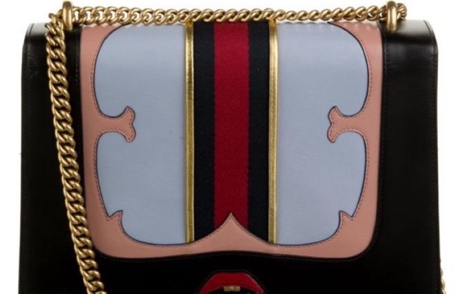 GG Marmont Heart Web Shoulder Bag — product back lips