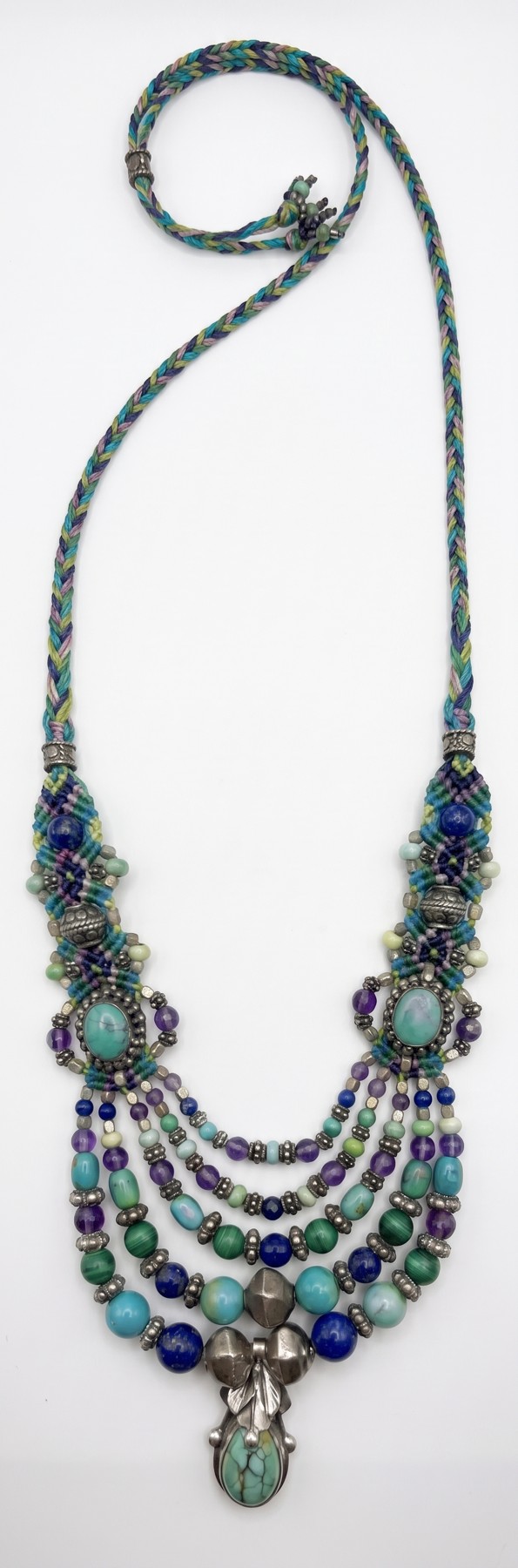 Multi-Strand Beaded Necklace — Isha Elafi