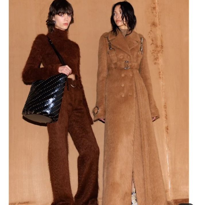 Long-Line Alpaca Coat — lookbook