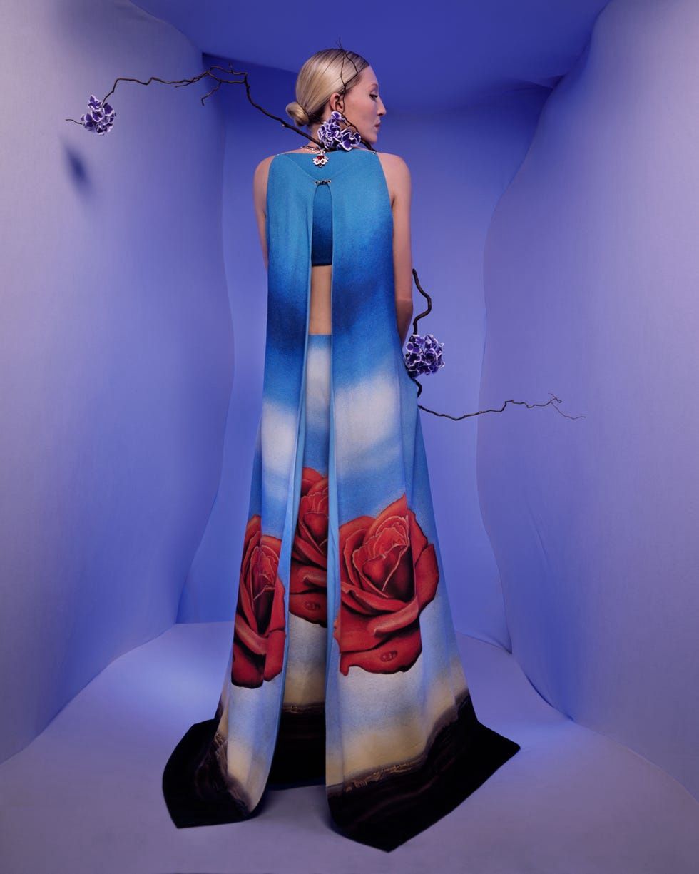 Dalí Rose Jersey Dress — Paco Rabanne
