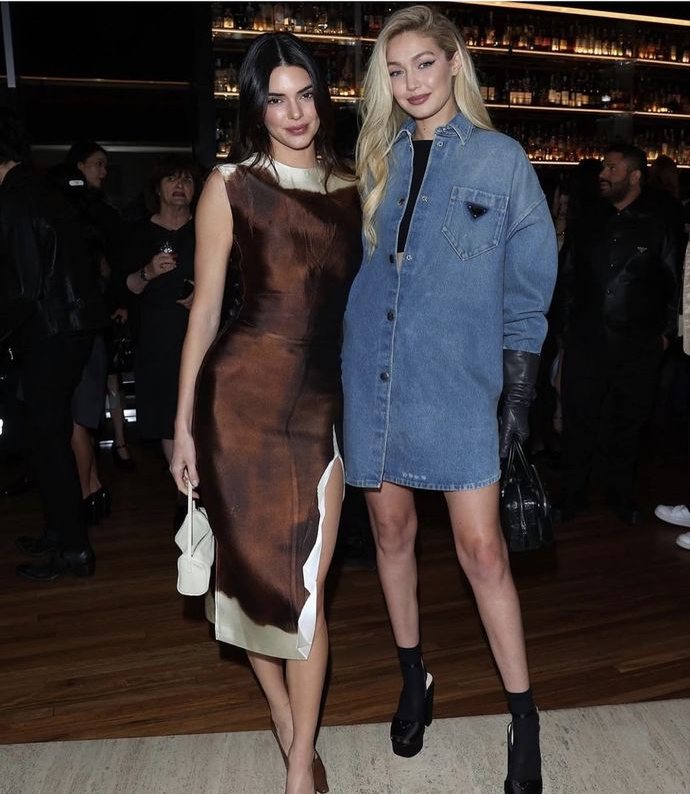 Painted Silk-Blend Midi Dress — kendall gigi social