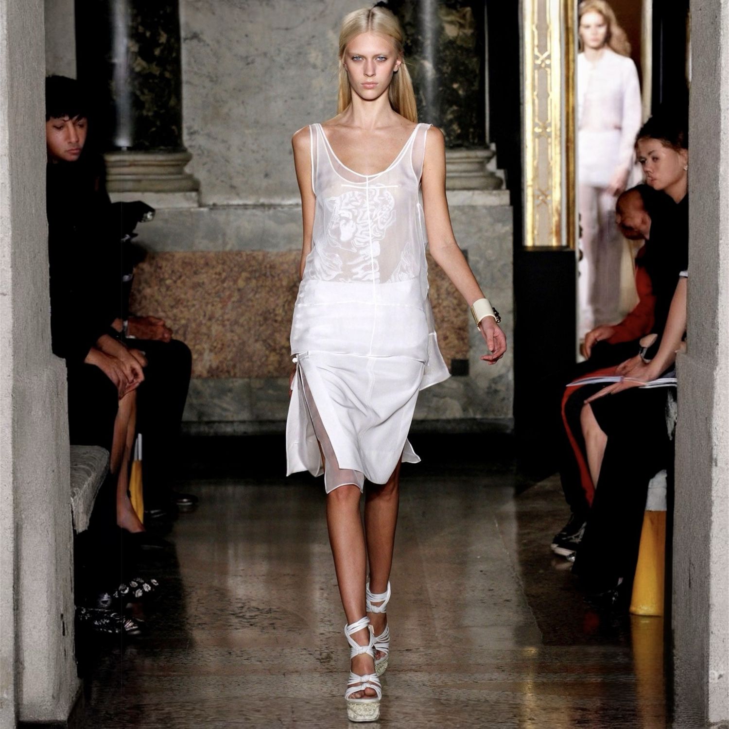 Rare Beaded Silk Tank — runway alt