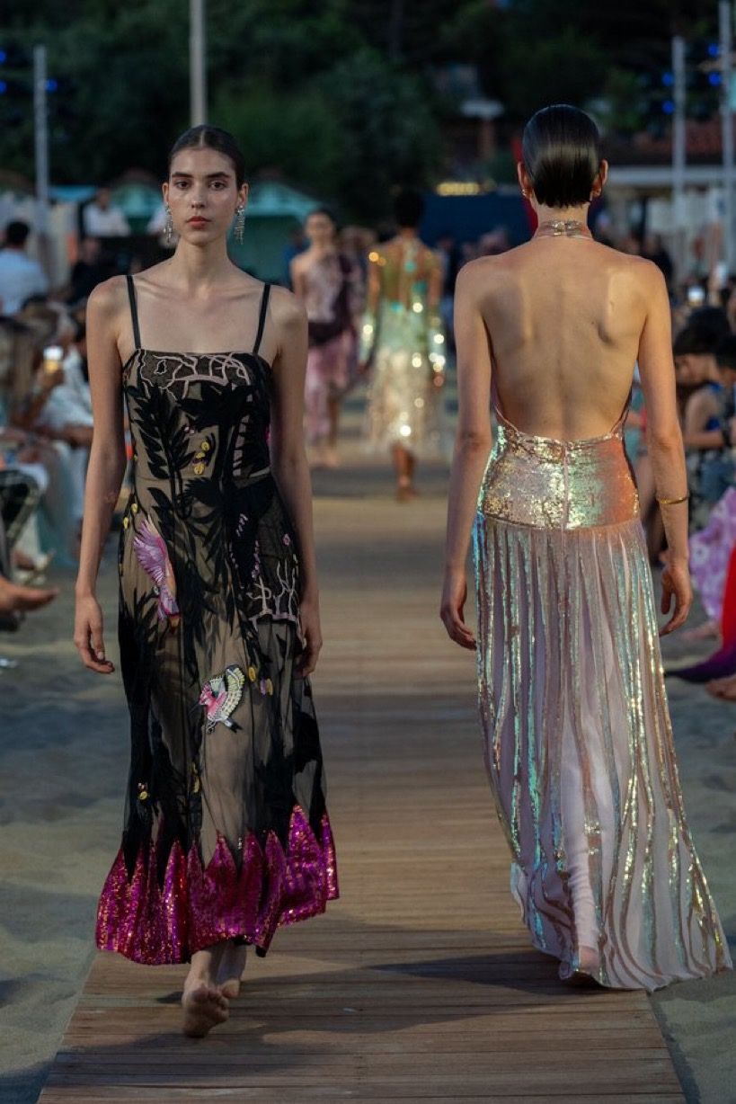 Opera Strappy Dress — runway portofino